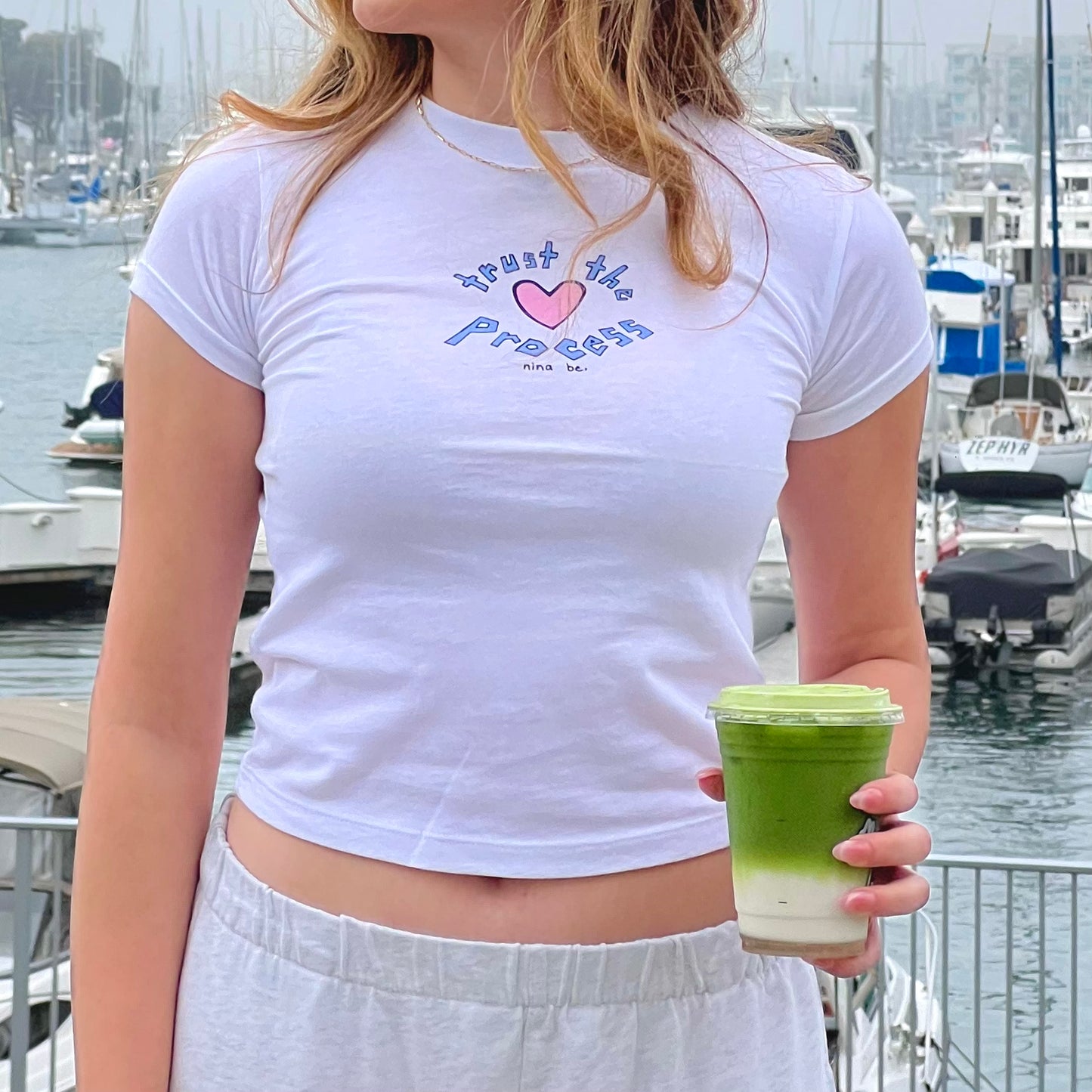 trust the process baby tee