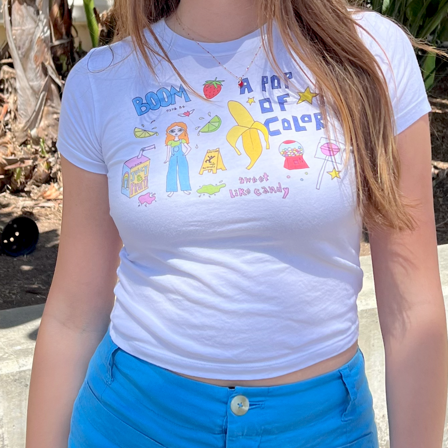 juicy fruit baby tee š