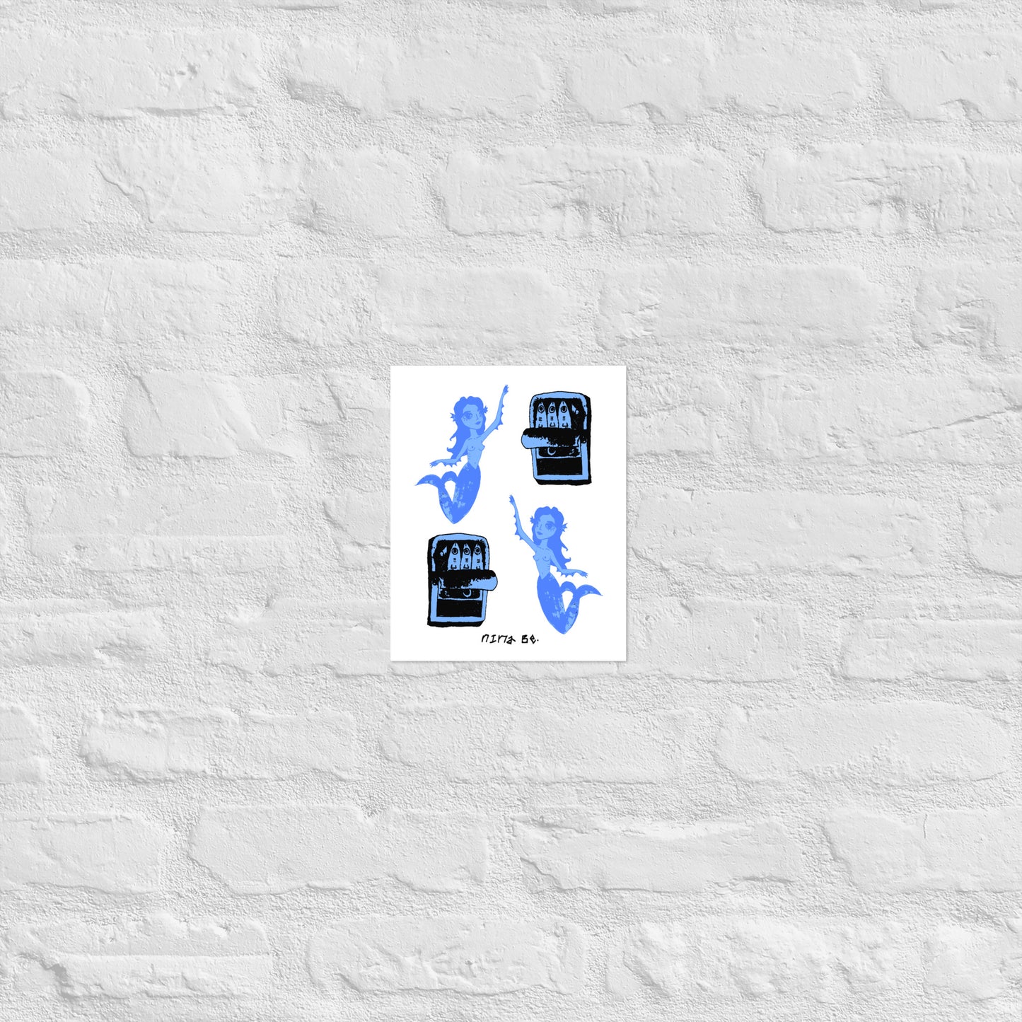 mermaid poster🧜🏼♀️