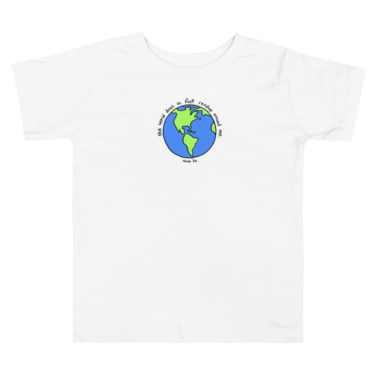 the world revolves around me baby tee 🌎
