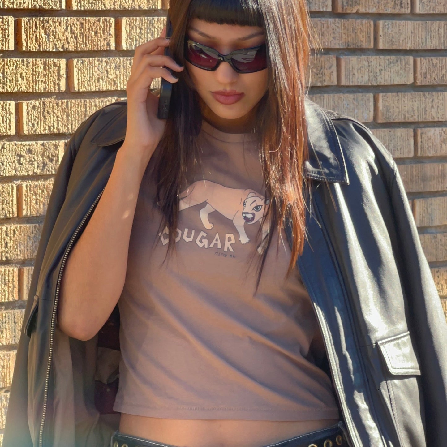 cougar high waisted tee