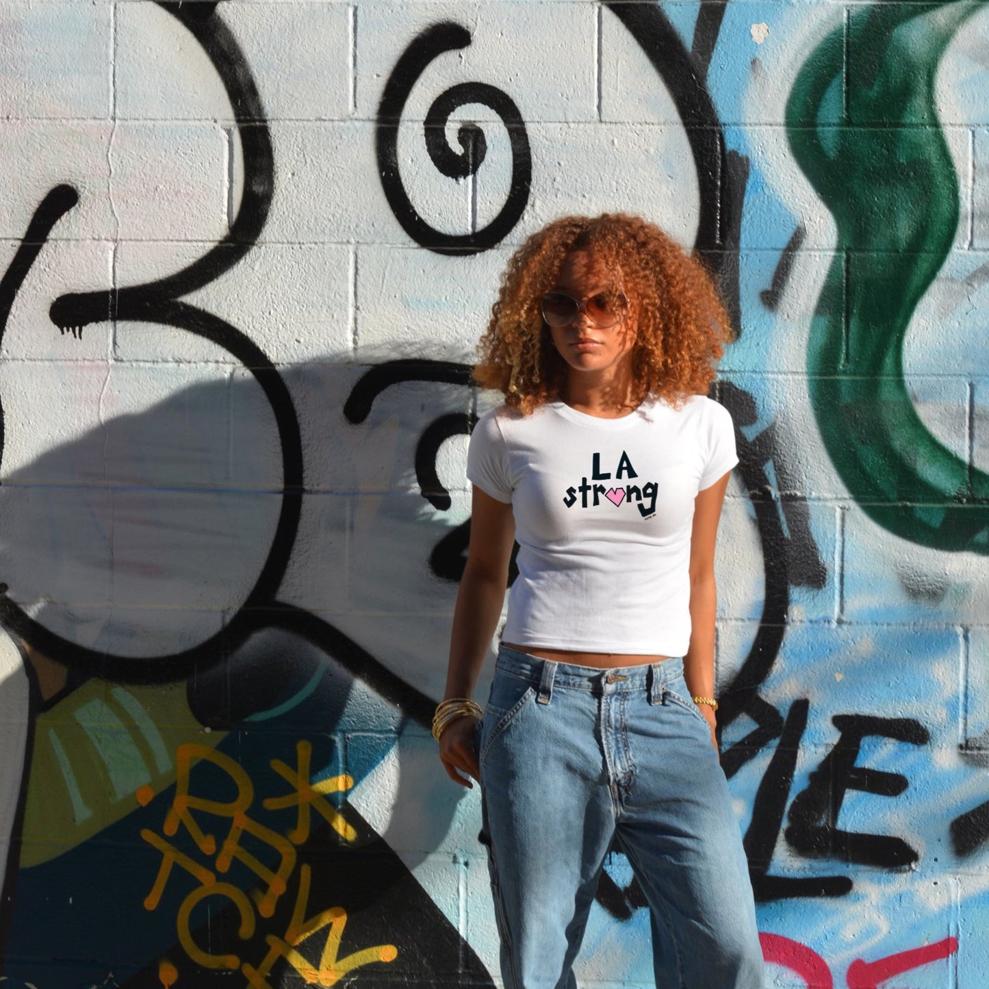 LA Strong baby tee