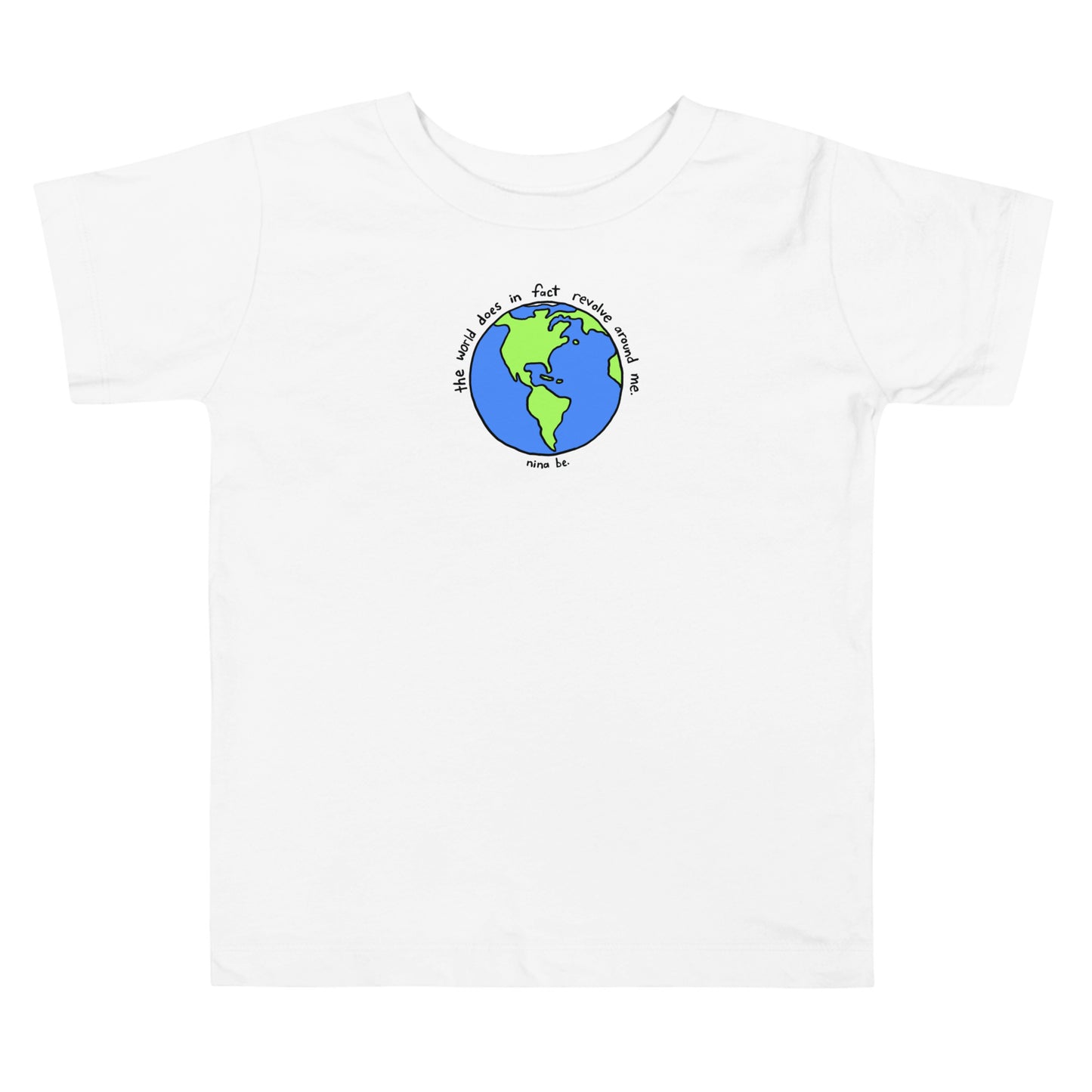 the world revolves around me baby tee 🌎