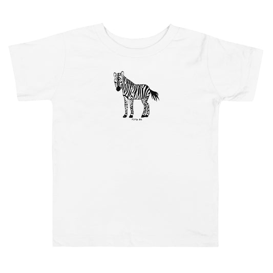 zebra baby tee
